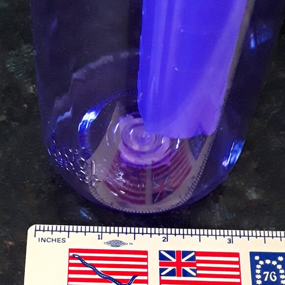 FREE on request w/$10+ purchase! Purple Water Bottle w/detachable Freezer Stick - Picture 6 of 6